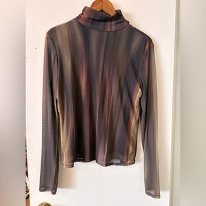 Rachel Zoe Striped Long Sleeve Top